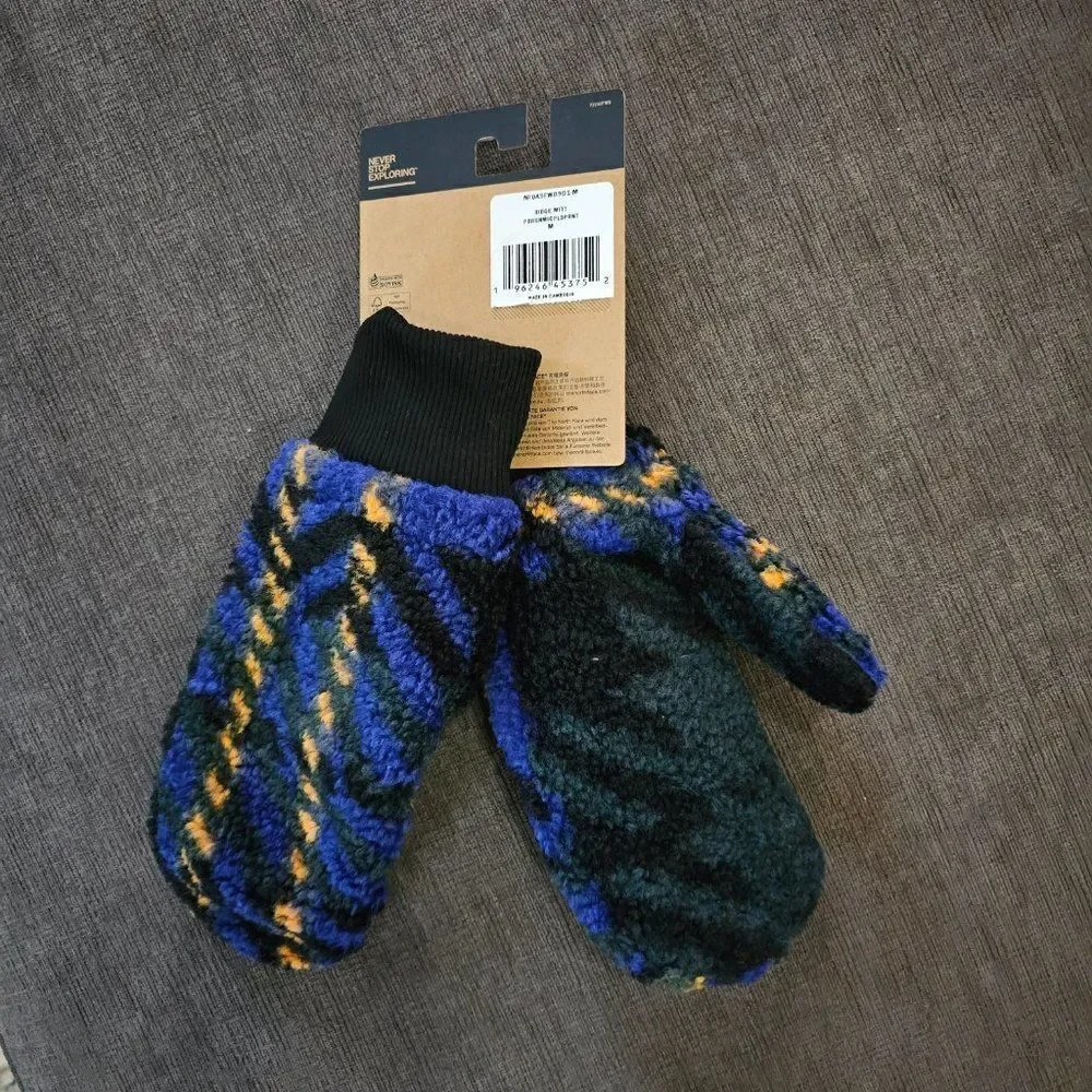 The North Face Women's Ridge Fluffy Sherpa Fleece Mitten Size Medium